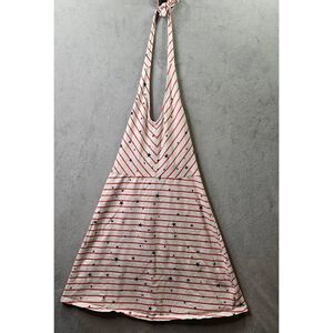 SO Halter Dress Womens Size S Mini Independence Day Sleeveless Red White Blue